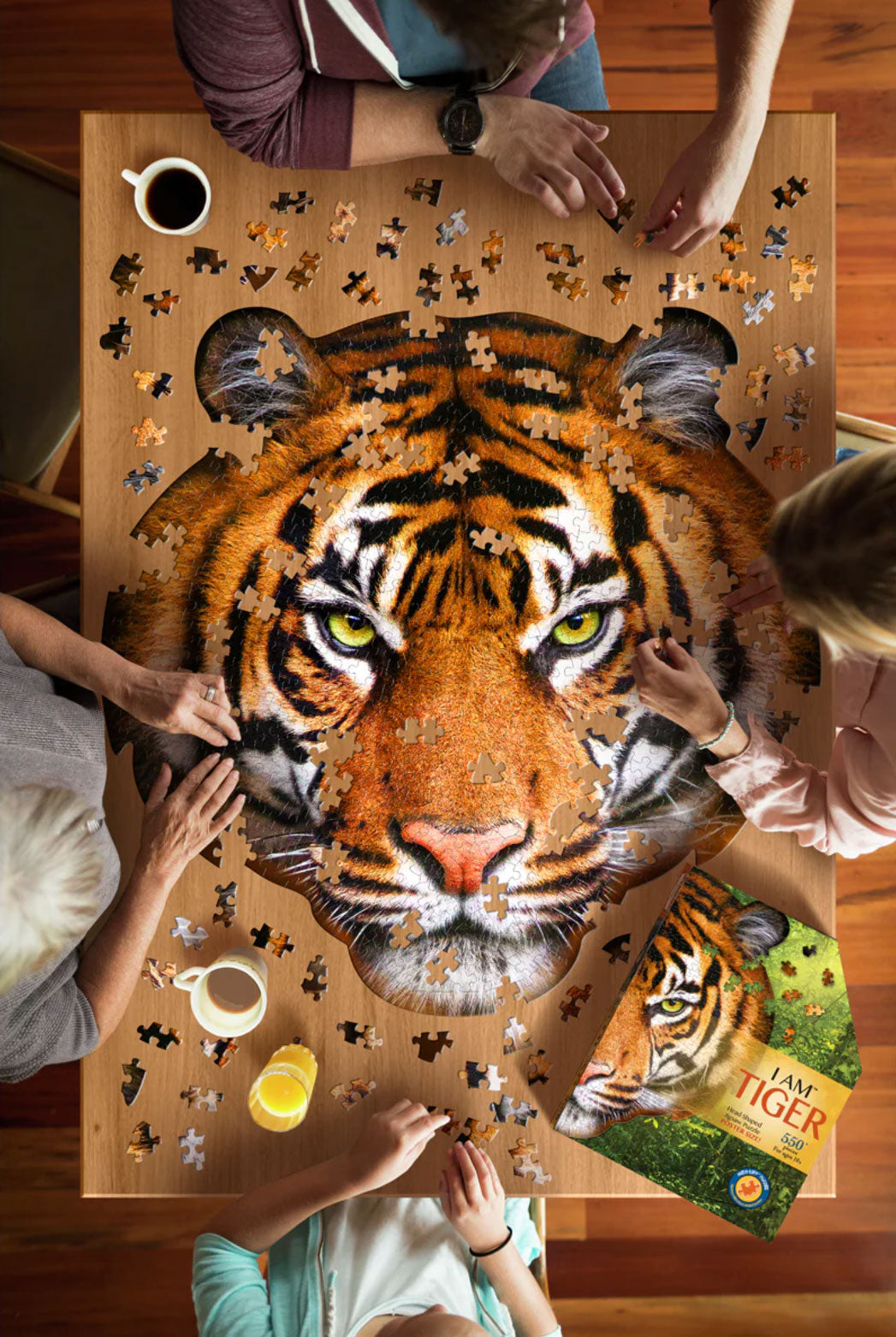 I Am Tiger Large Jigsaw Puzzle