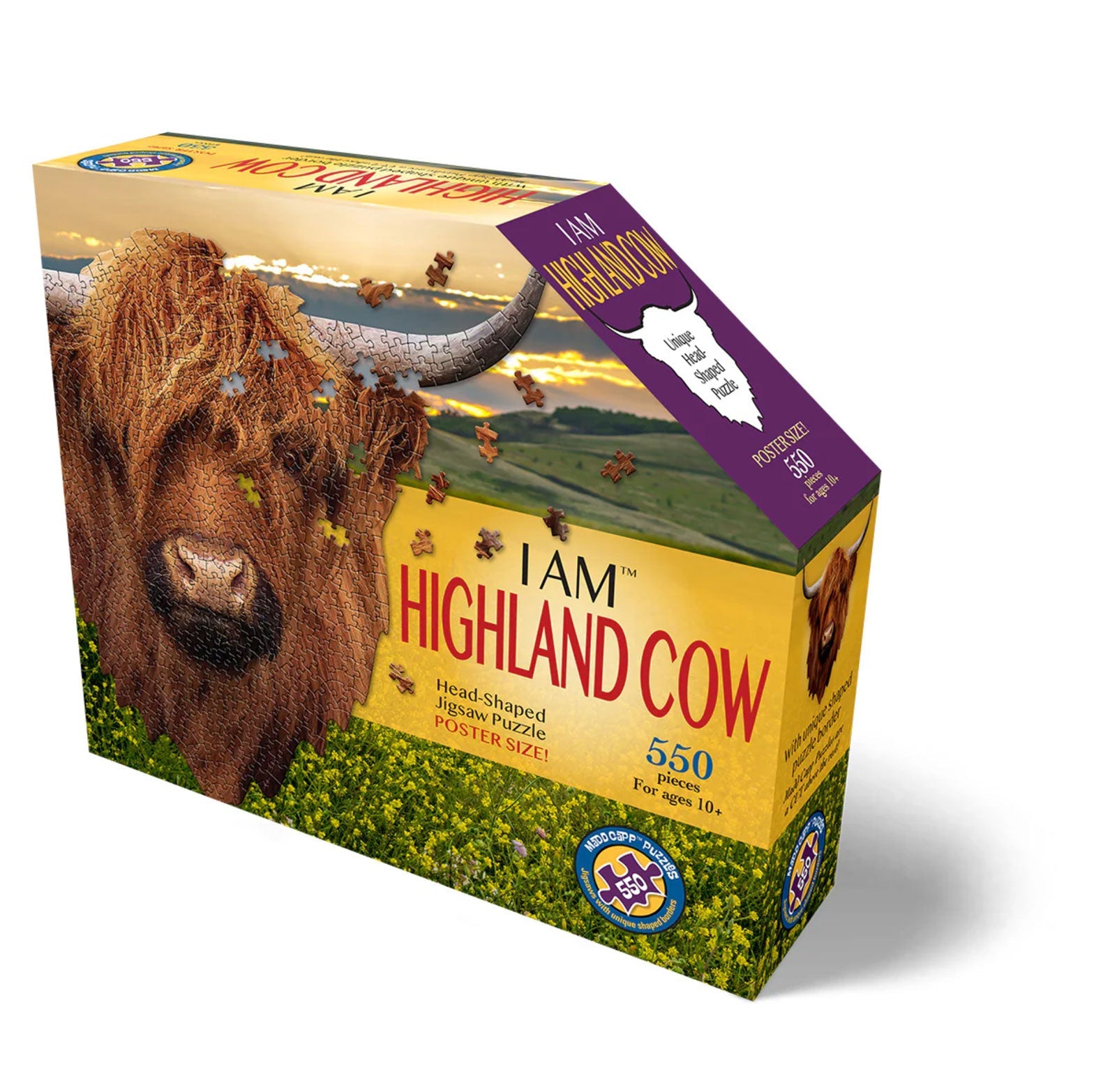 I Am Highland Cow Large Jigsaw Puzzle