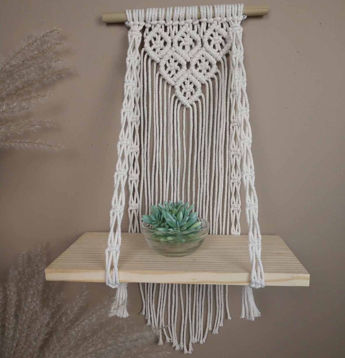 Macrame Wall Shelf
