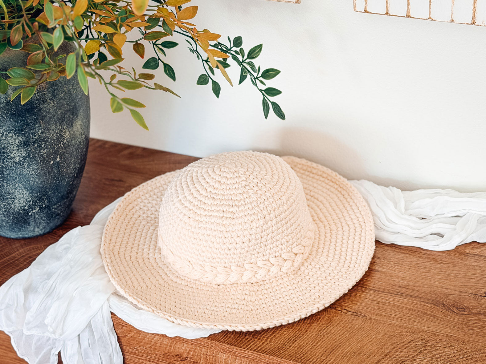 Wheatfield Crochet Sun Hat