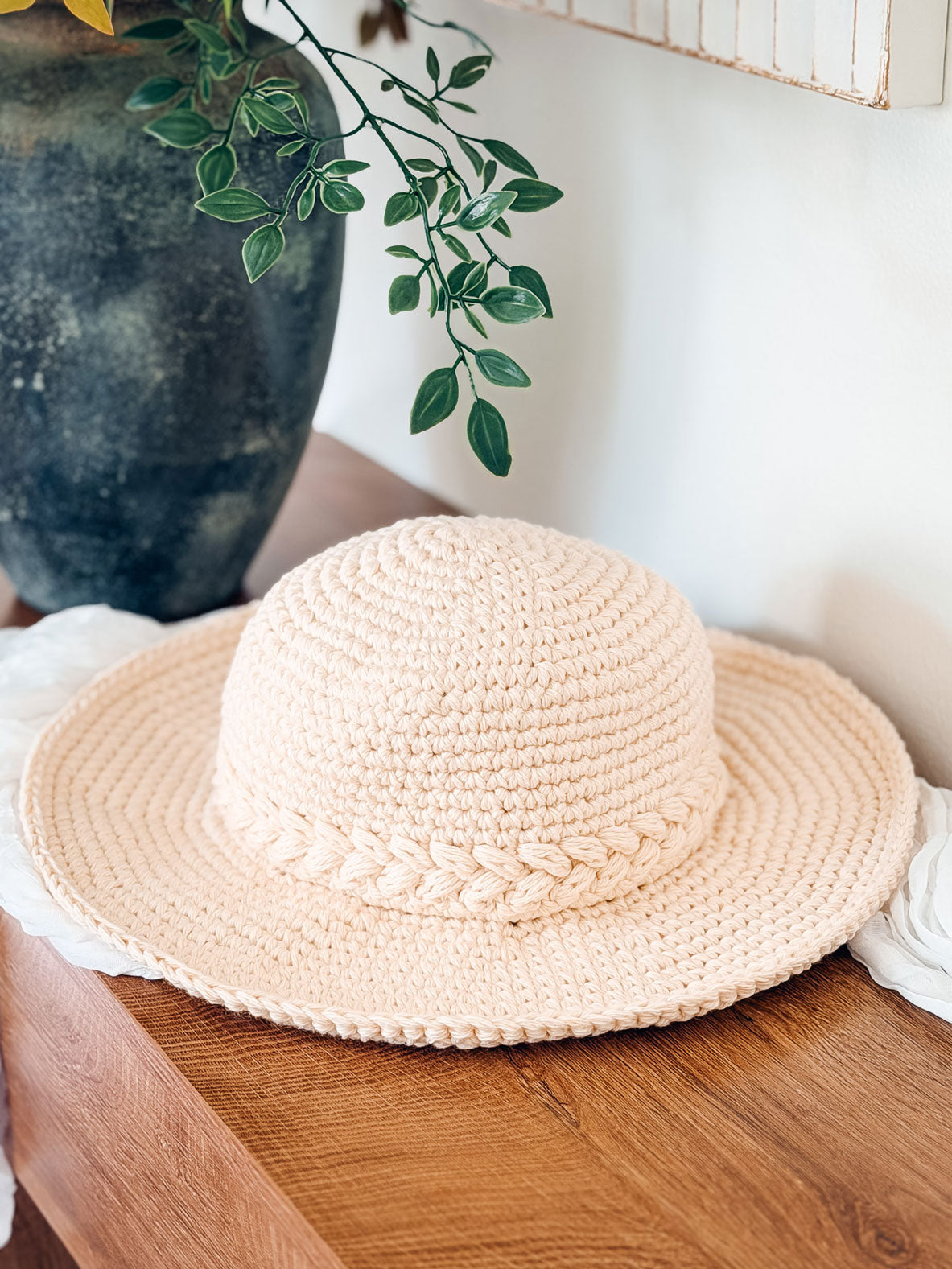 Wheatfield Crochet Sun Hat