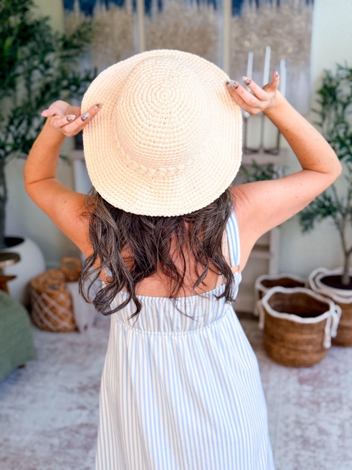 Wheatfield Crochet Sun Hat