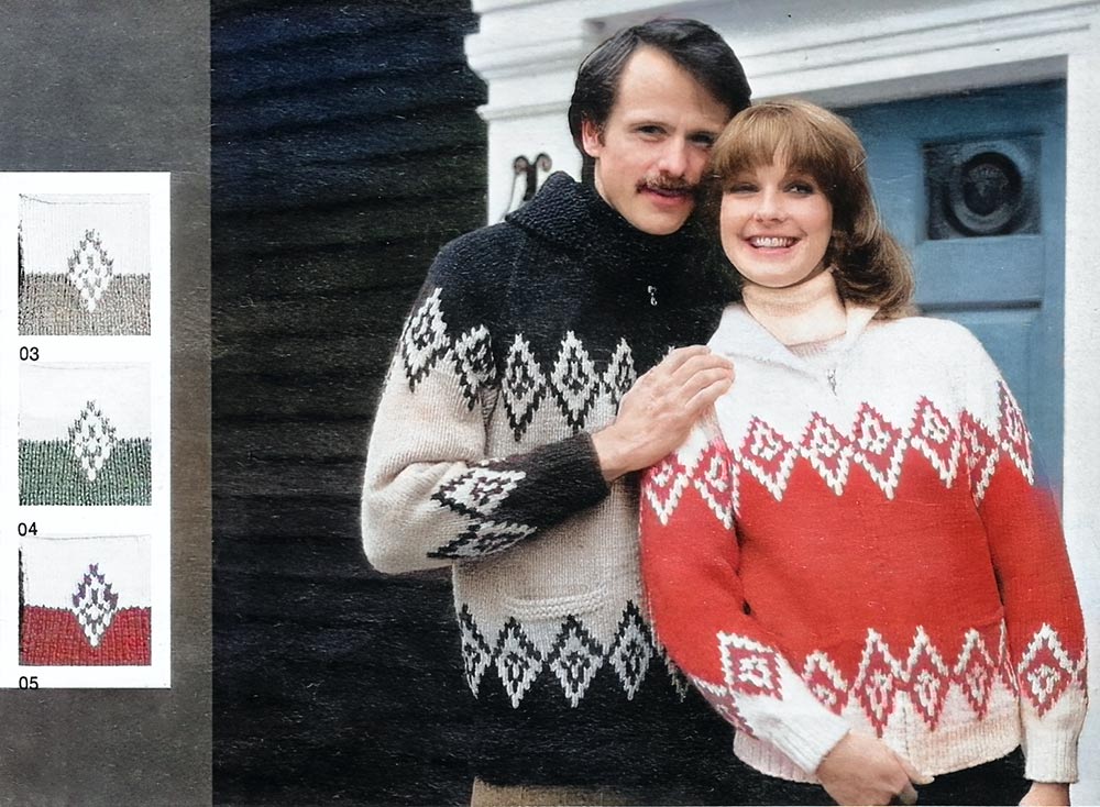 Ladies' or Youths' Icelandia Cardigan Pattern