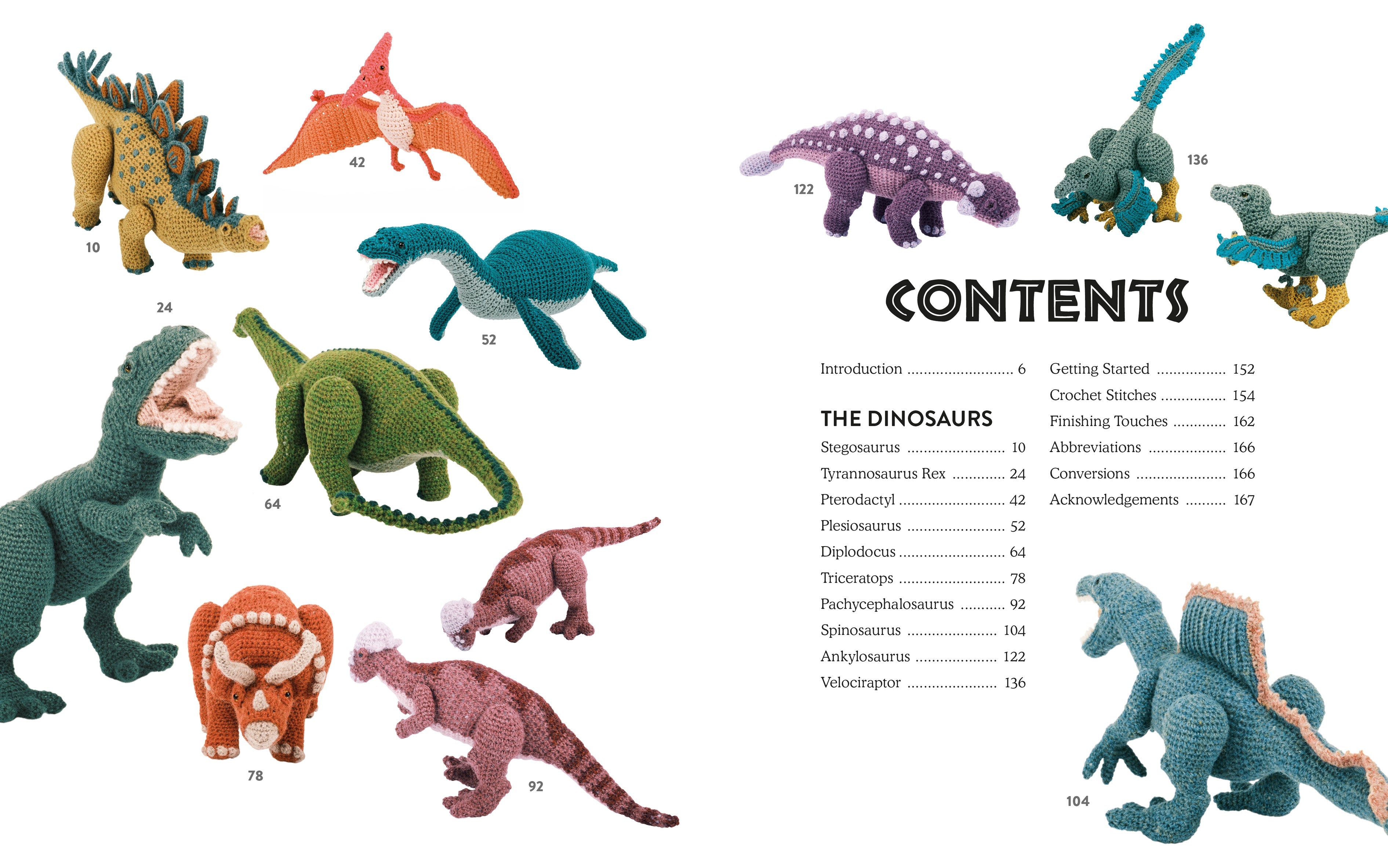 Crocheted Dinosaurs Book