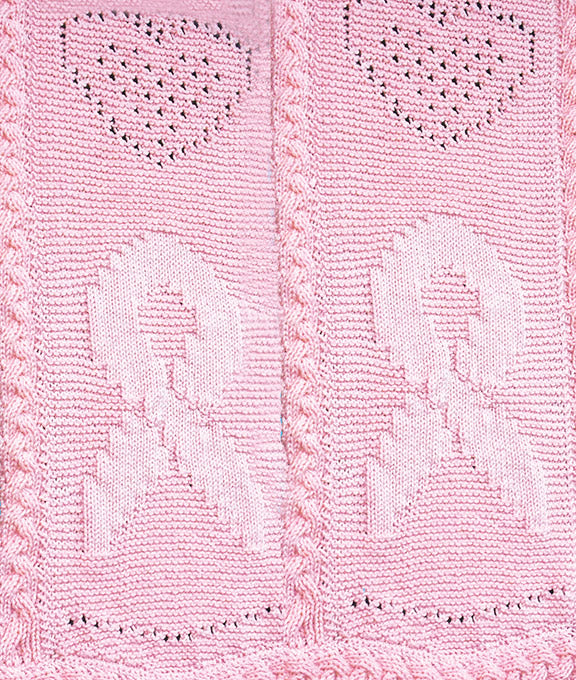 Pink Ribbon of Hope Afghan