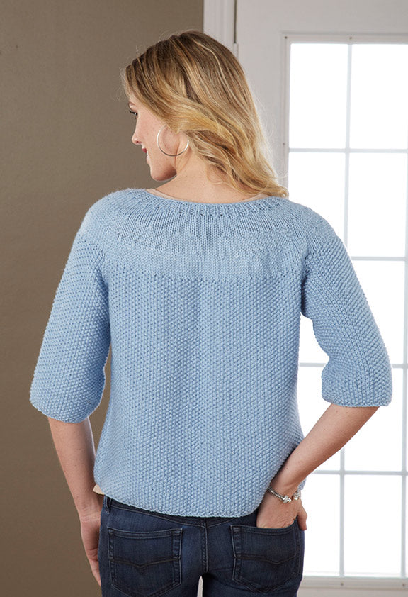 Simple Yoke Cardigan