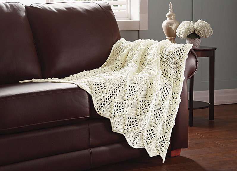 Bobbled Chevrons Throw