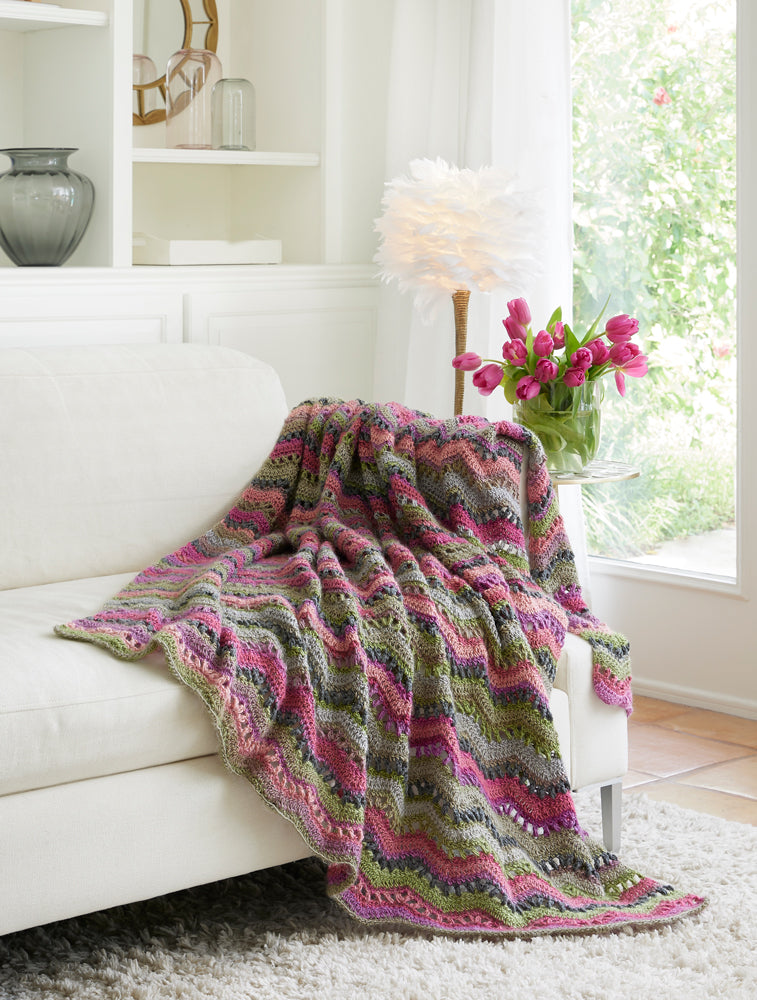 Terra Ripple Throw Pattern