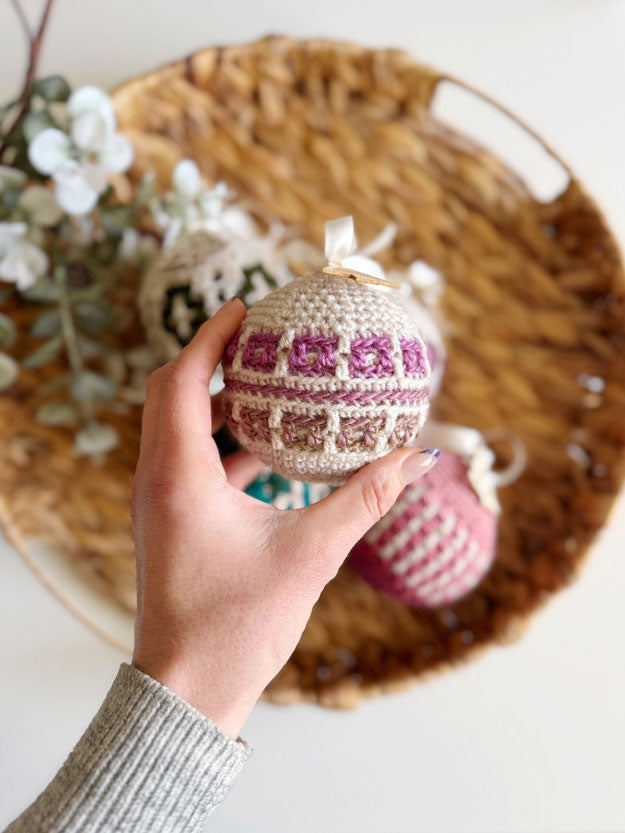 Yuletide Mosaic Ornaments