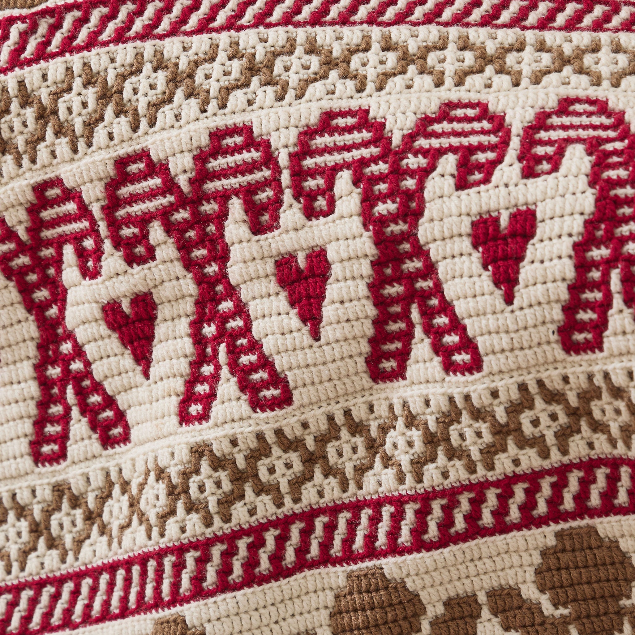 Gingerbread Mosaic Blanket