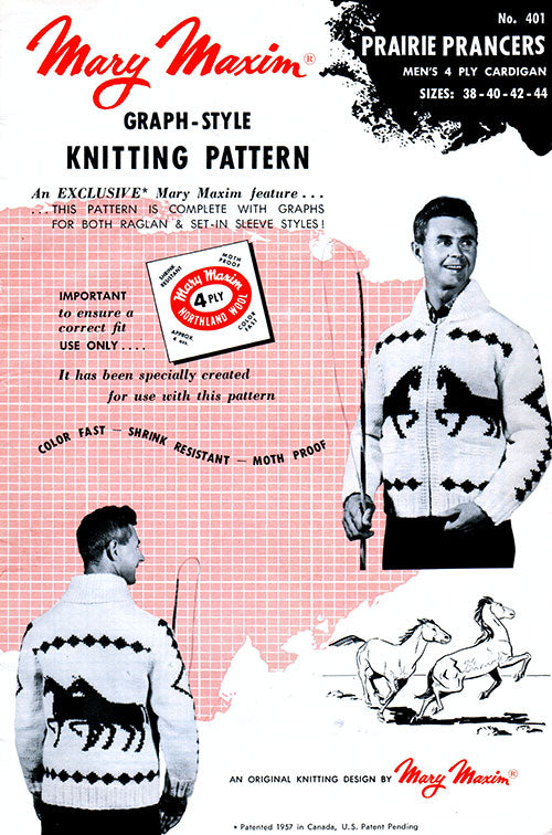 Prairie Prancers Adult Cardigan Pattern