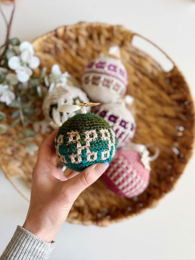 Yuletide Mosaic Ornaments