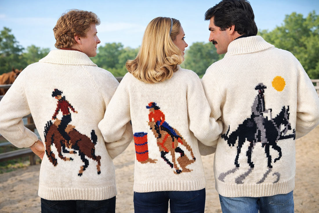 Horse & Rider Cardigan Pattern