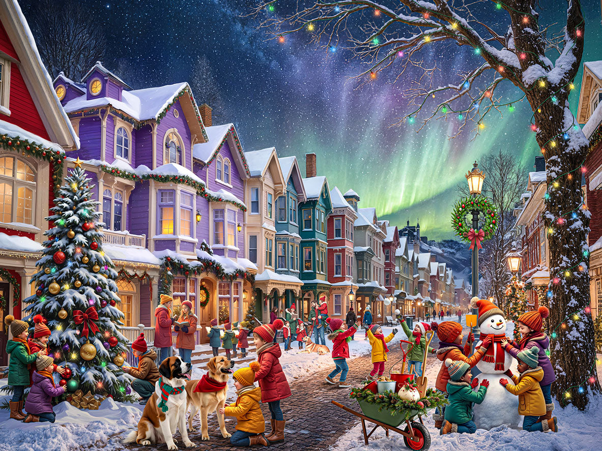 Main Street Christmas Jigsaw Puzzle